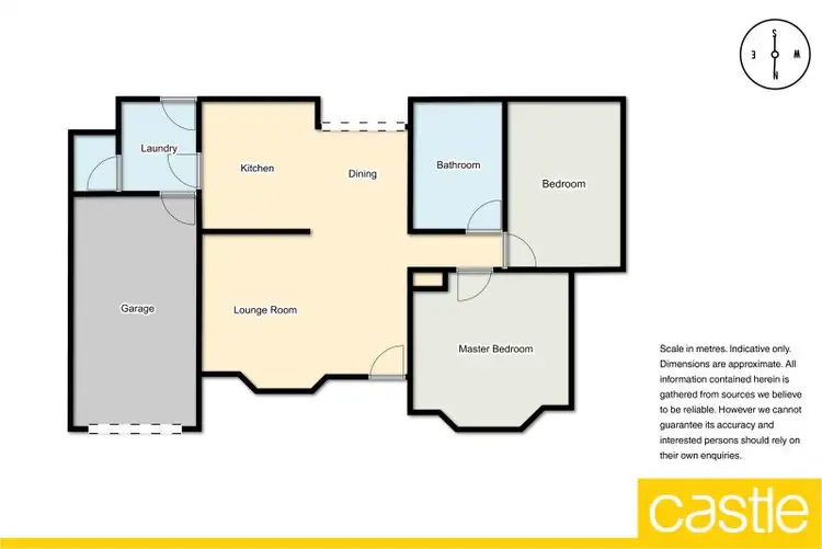 Floorplan of Homely villa listing, 1/5-7 Barellan Street, Lambton NSW 2299