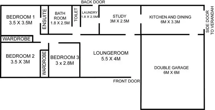 Floorplan of Homely house listing, 17 Rainbow Avenue, West Ballina NSW 2478