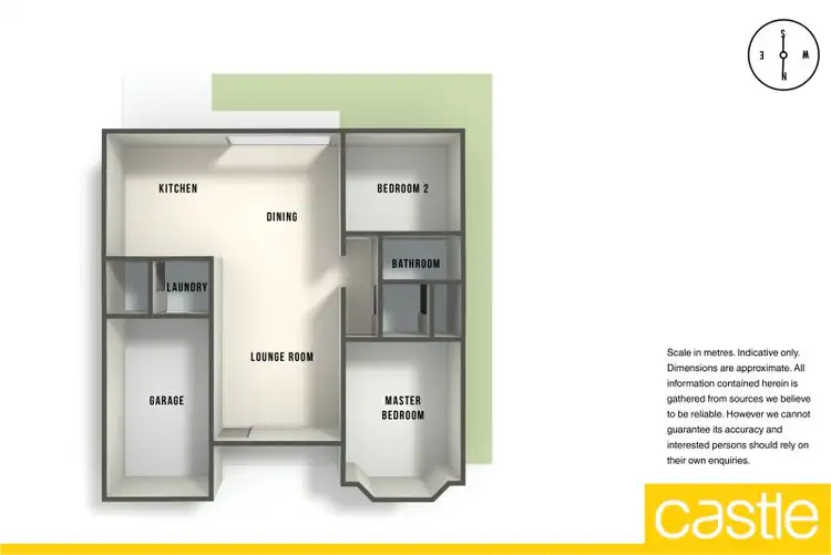 Floorplan of Homely villa listing, 3/5-7 Barellan Street, Lambton NSW 2299