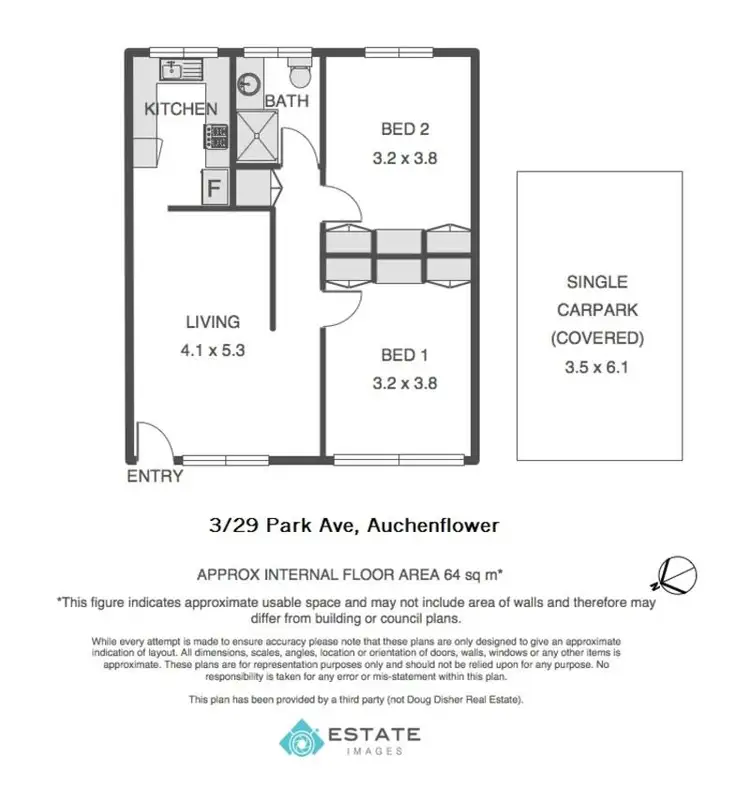 Floorplan of Homely unit listing, 3/29 Park Avenue, Auchenflower QLD 4066