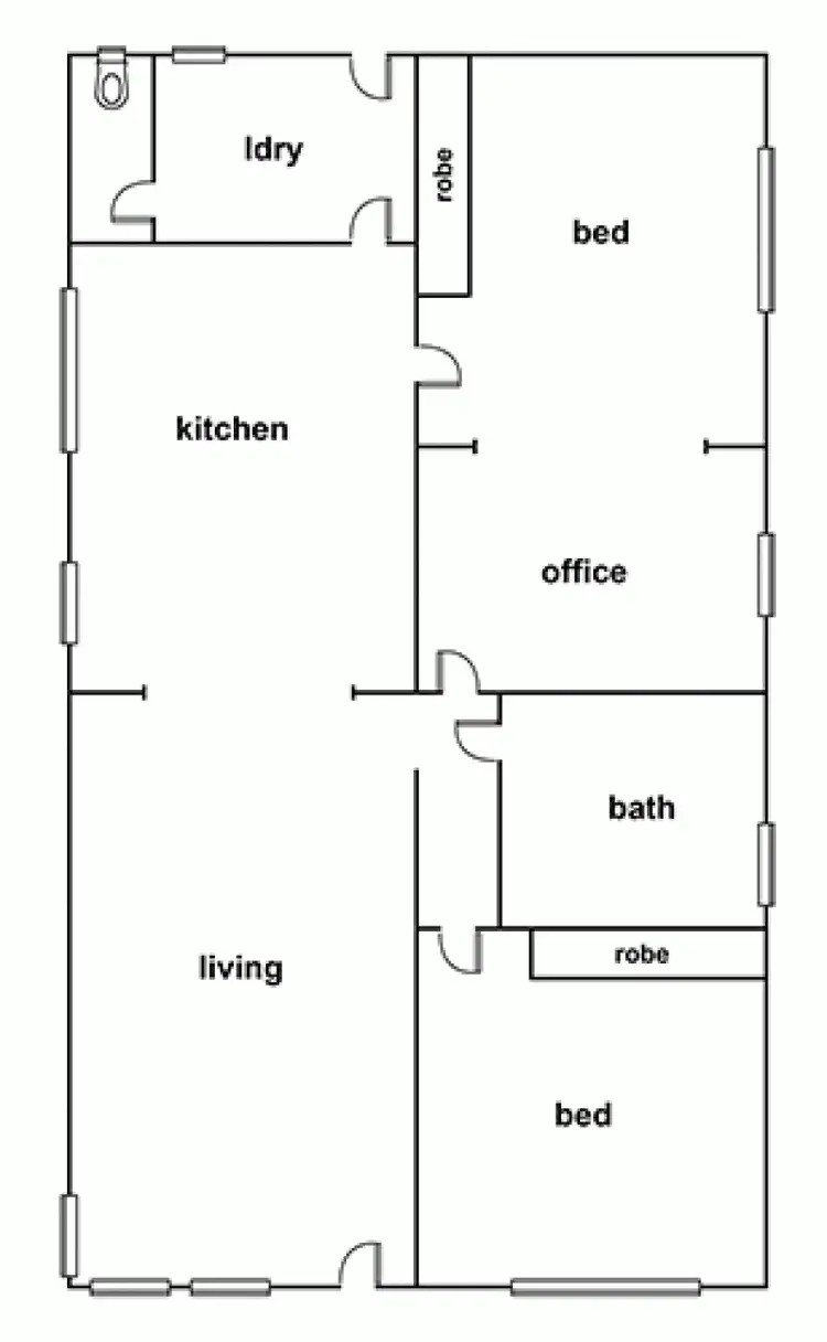 Floorplan of Homely house listing, 830 Greenhills Road, Jung VIC 3401