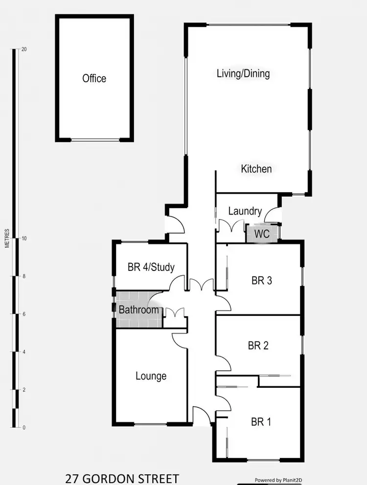 Floorplan of Homely house listing, 27 Gordon Street, Korumburra VIC 3950