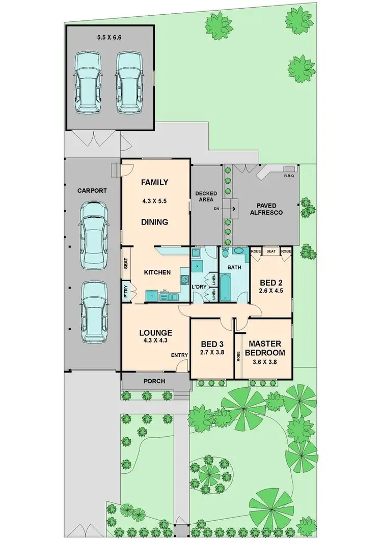 Floorplan of Homely house listing, 31 MARTINDALE CRESCENT, Seymour VIC 3660