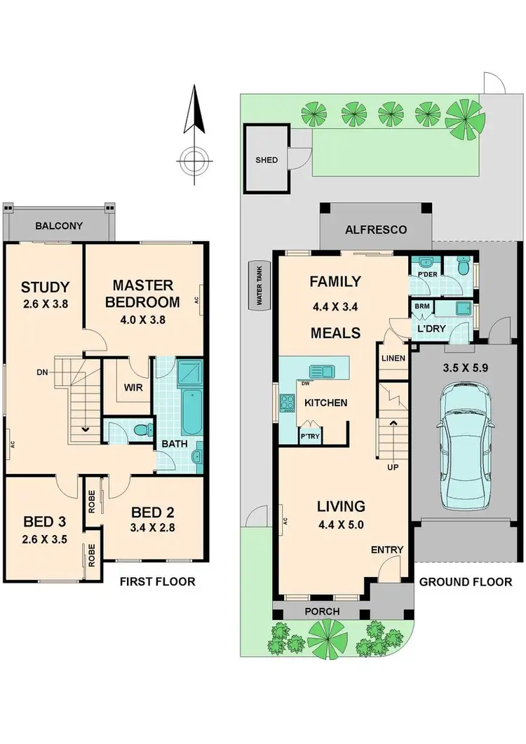 Floorplan of Homely unit listing, 10/32 RUTLEDGE STREET, Kilmore VIC 3764