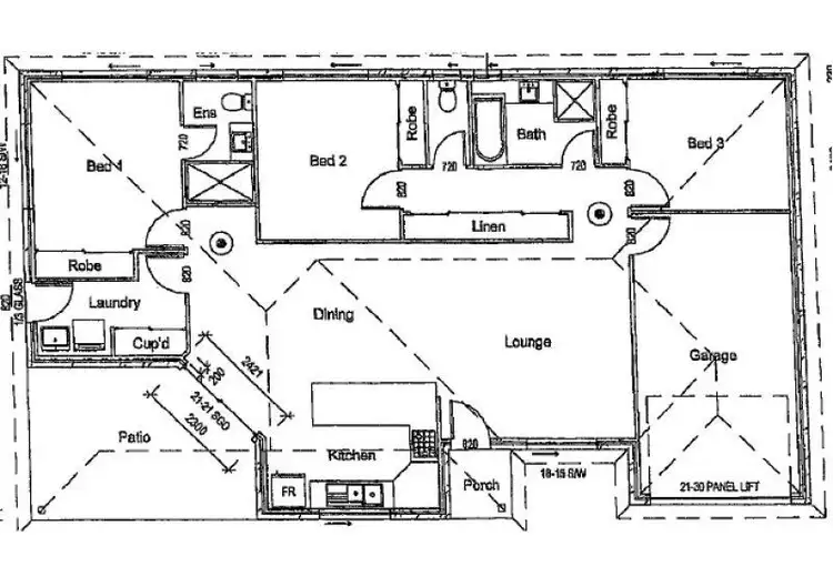 Floorplan of Homely unit listing, Unit 1/4 Dudley Street, Chinchilla QLD 4413