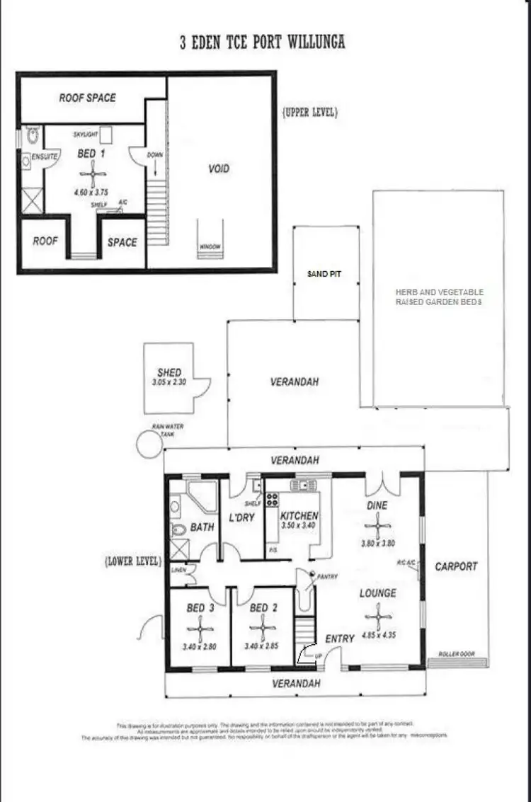 Floorplan of Homely house listing, 3 Eden Tce, Port Willunga SA 5173