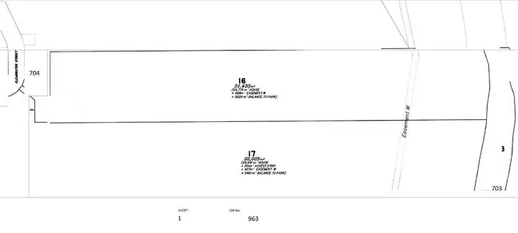 Floorplan of Homely land listing, 58 Holzheimer Road, Bethania QLD 4205