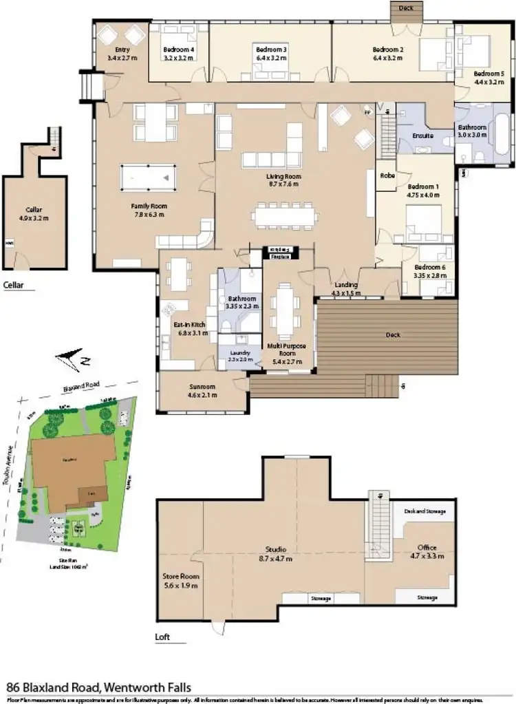 Floorplan of Homely house listing, 86 Blaxland Road, Wentworth Falls NSW 2782