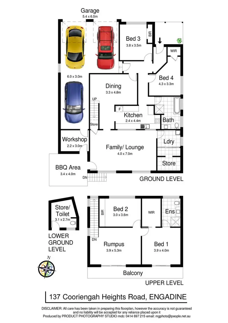 Floorplan of Homely house listing, 137 Cooriengah Heights Road, Engadine NSW 2233