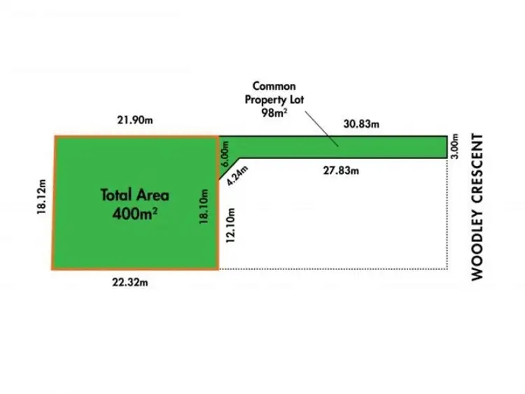 Floorplan of Homely land listing, 33A Woodley Crescent, Melville WA 6156