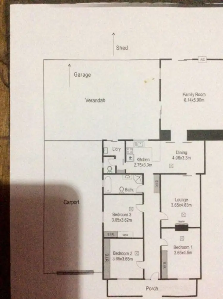 Floorplan of Homely house listing, 8 Clement Street, Plympton Park SA 5038