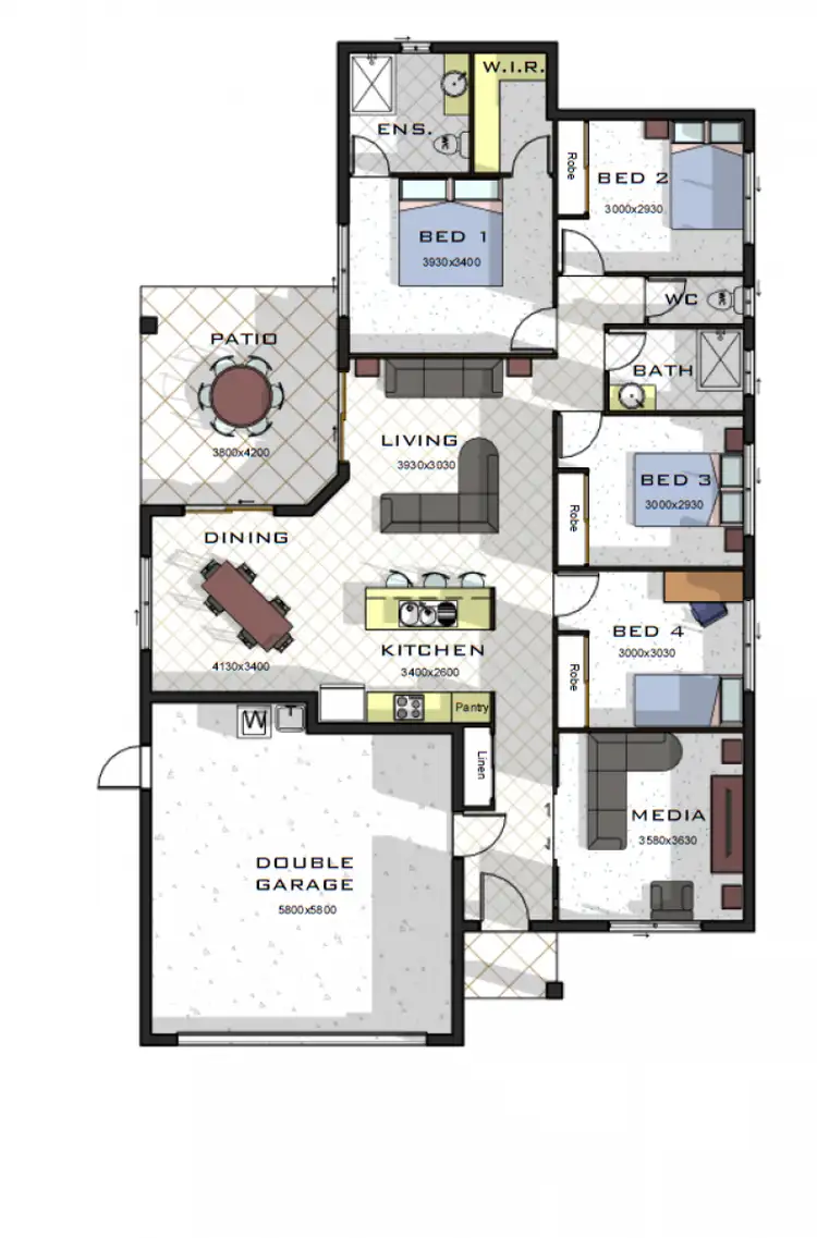 Floorplan of Homely house listing, 46 Janelle Street, Kelso QLD 4815