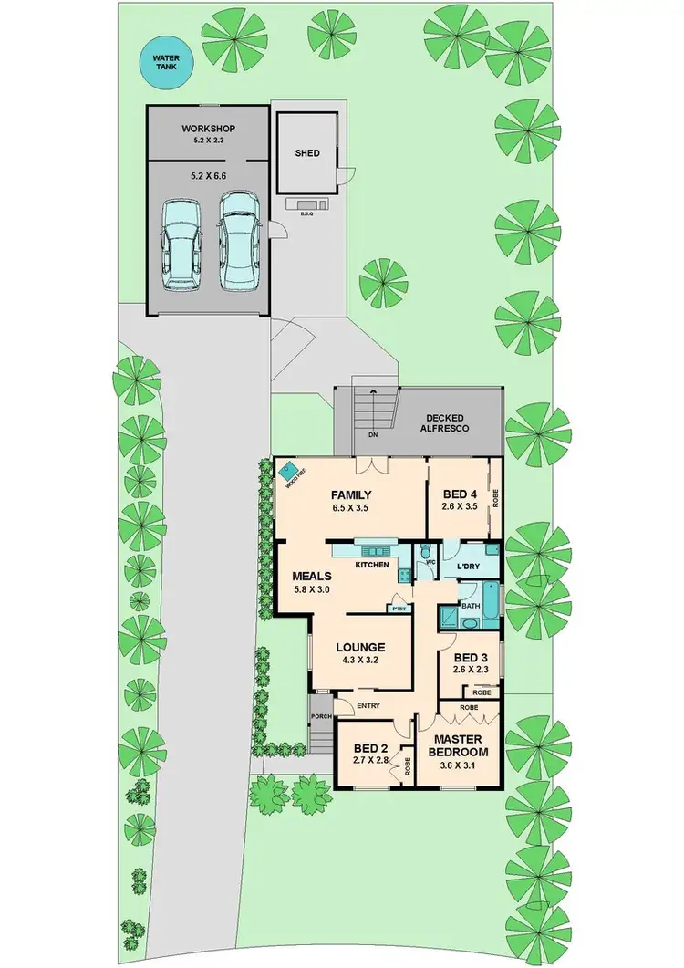Floorplan of Homely house listing, 27 WEDDING DRIVE, Wallan VIC 3756