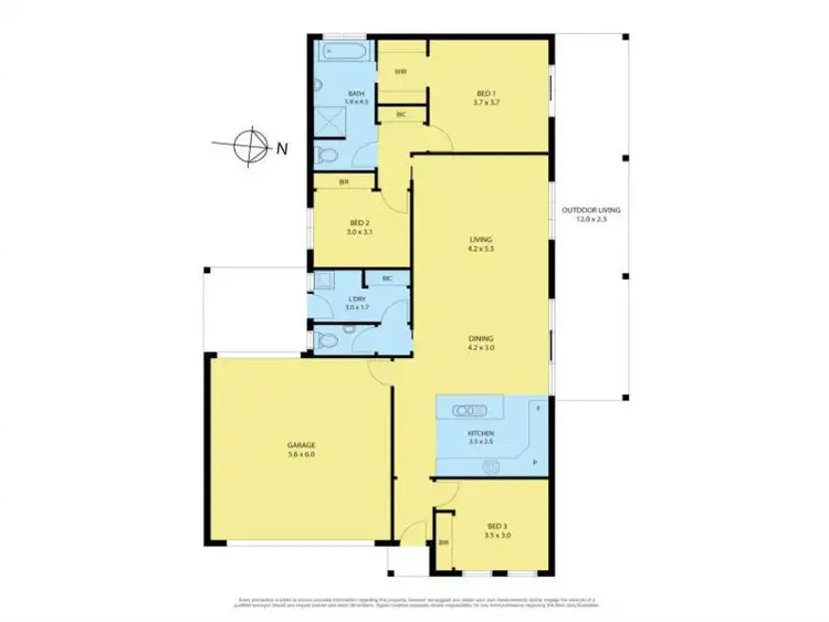 Floorplan of Homely house listing, 10 Lantana Avenue, Hamlyn Heights VIC 3215