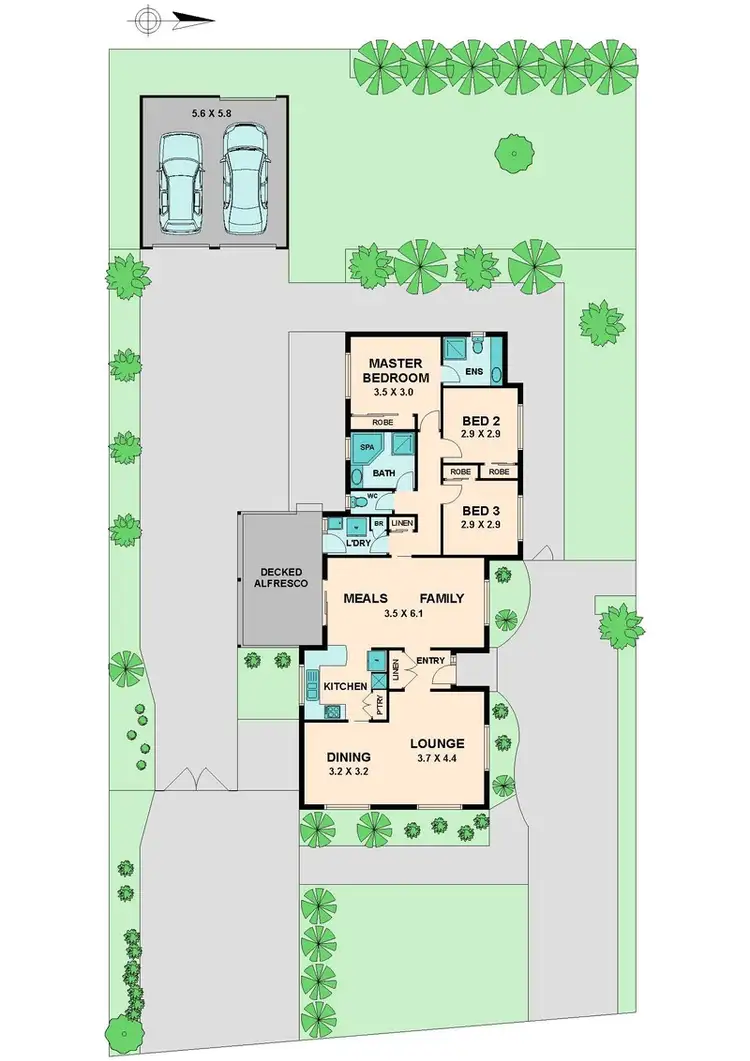 Floorplan of Homely house listing, 31 ROULSTON WAY, Wallan VIC 3756