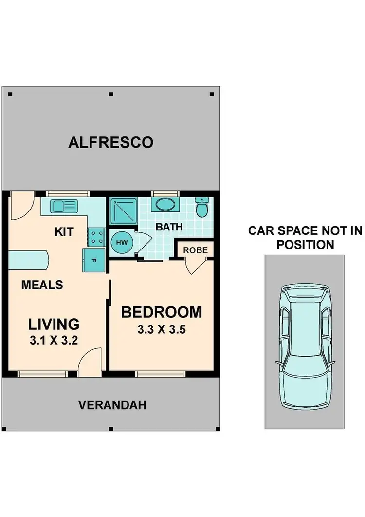 Floorplan of Homely unit listing, 14/31 HIGH STREET, Seymour VIC 3660