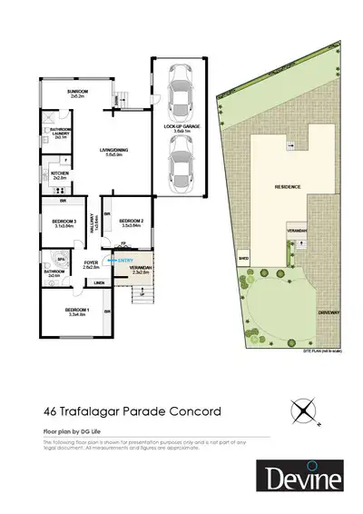 Floorplan of Homely house listing, 46 Trafalgar Parade, Concord NSW 2137
