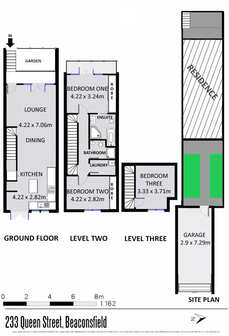 Floorplan of Homely townhouse listing, 233 Queen Street, Beaconsfield NSW 2015