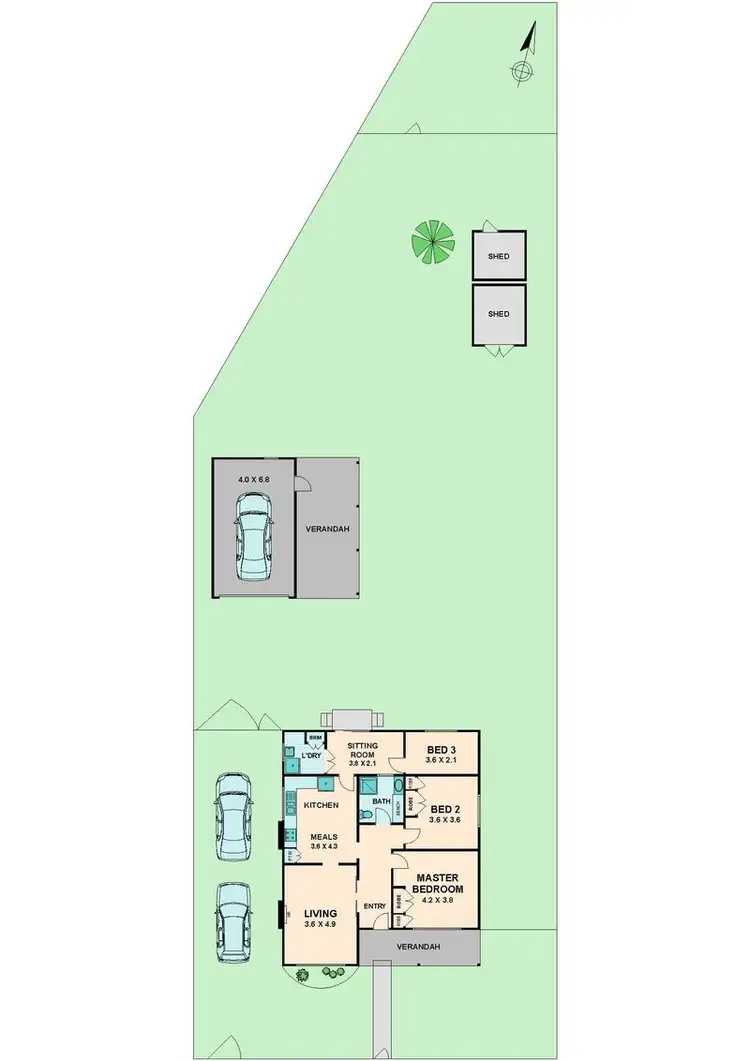 Floorplan of Homely house listing, 169 HIGH STREET, Broadford VIC 3658