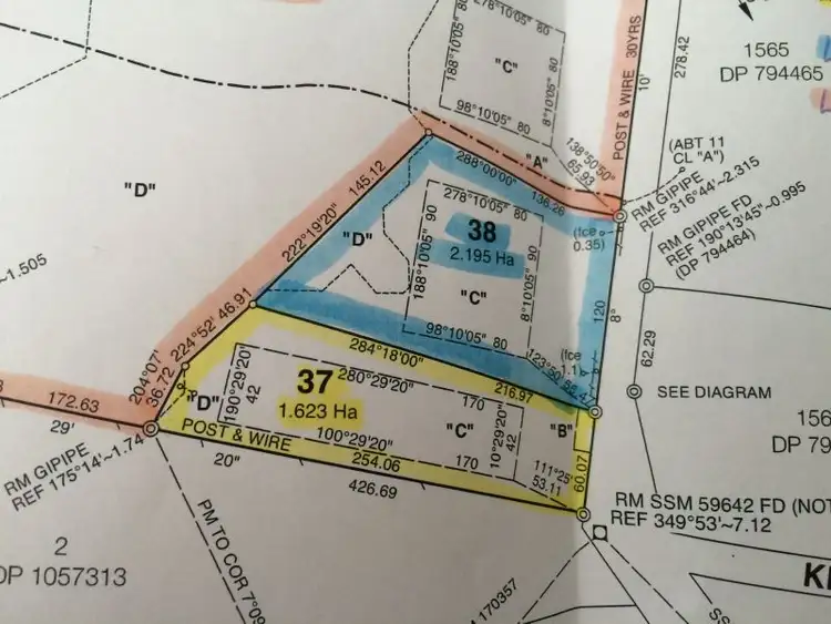 Floorplan of Homely land listing, Lot 37 Martins Creek Rd, Paterson NSW 2421