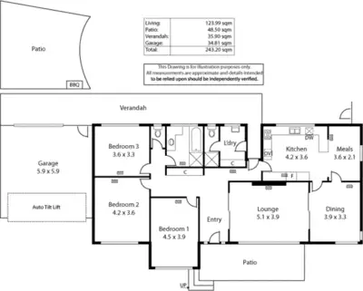 Floorplan of Homely house listing, 10 Edgcumbe Terrace, Rosslyn Park SA 5072