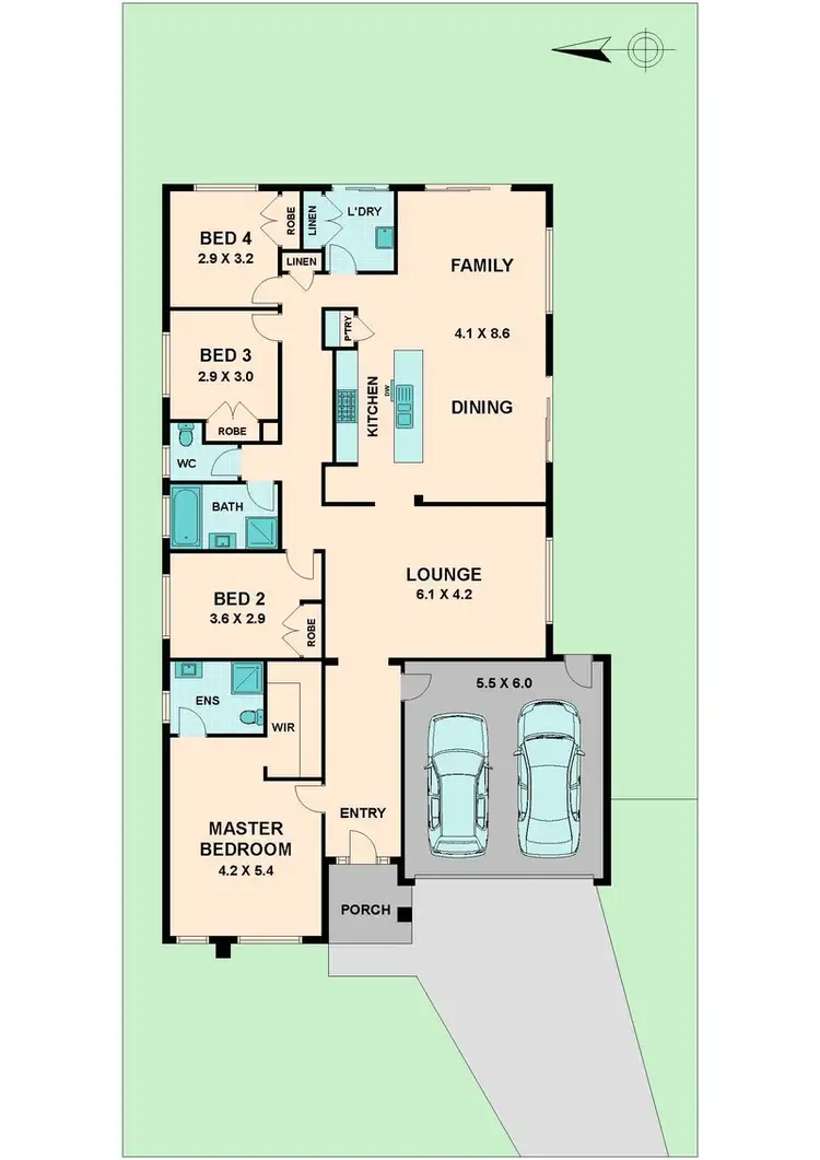 Floorplan of Homely house listing, 23 SAMSON BROOK DRIVE, Wallan VIC 3756
