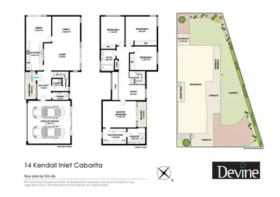Floorplan of Homely house listing, 14 Kendall Inlet, Cabarita NSW 2137