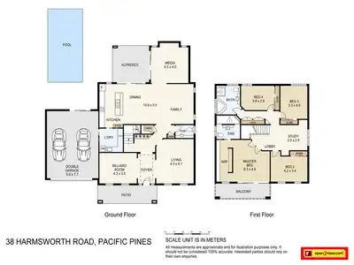 Floorplan of Homely house listing, 38 Harmsworth Rd, Pacific Pines QLD 4211