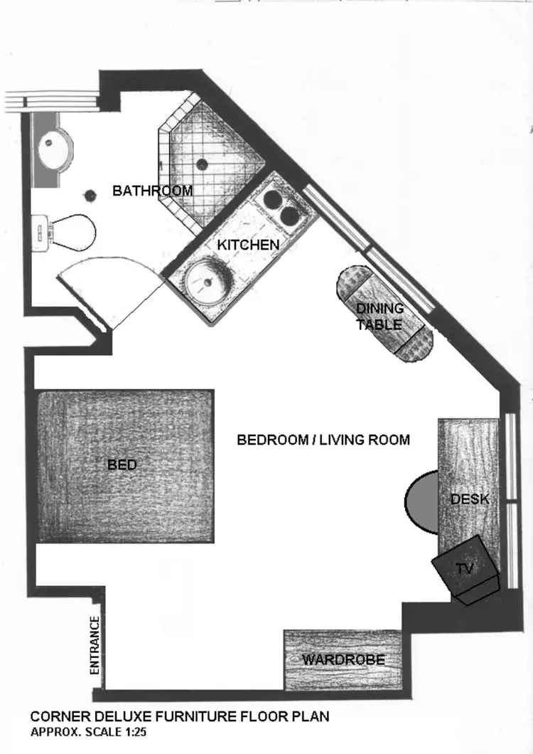 Floorplan of Homely unit listing, 1603/104 Margaret Street, Brisbane City QLD 4001