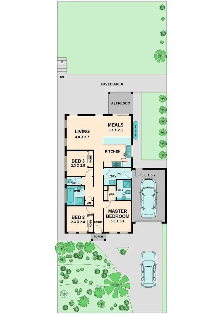 Floorplan of Homely house listing, 81 SIENA RIDGE, Hidden Valley VIC 3756