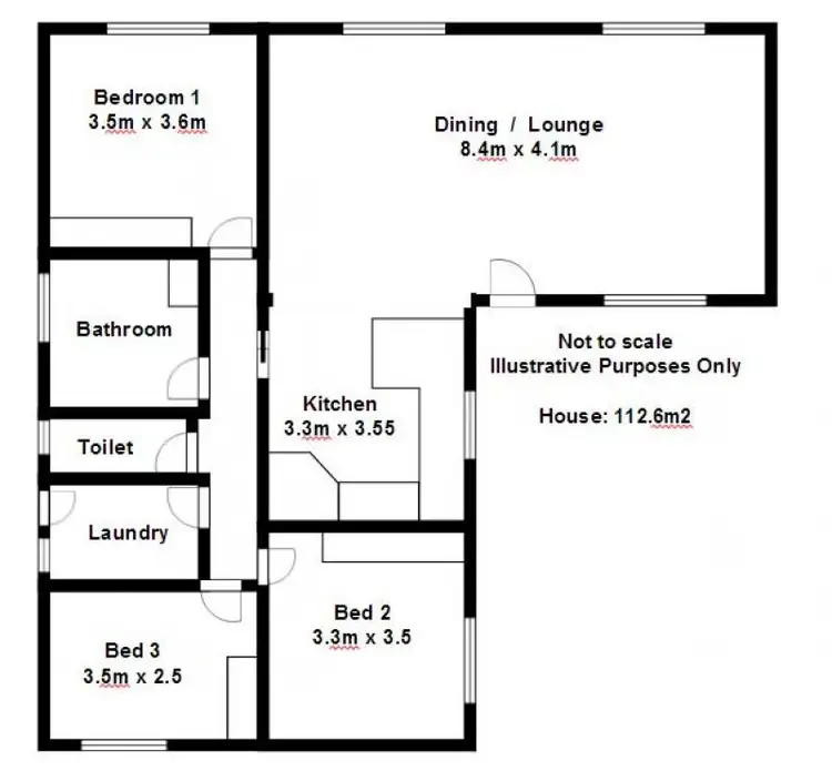 Floorplan of Homely house listing, 111 Oakdowns Parade, Oakdowns TAS 7019