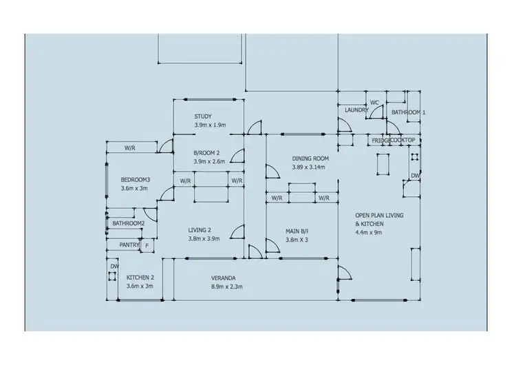 Floorplan of Homely house listing, 143 Upper California Gully Road, California Gully VIC 3556