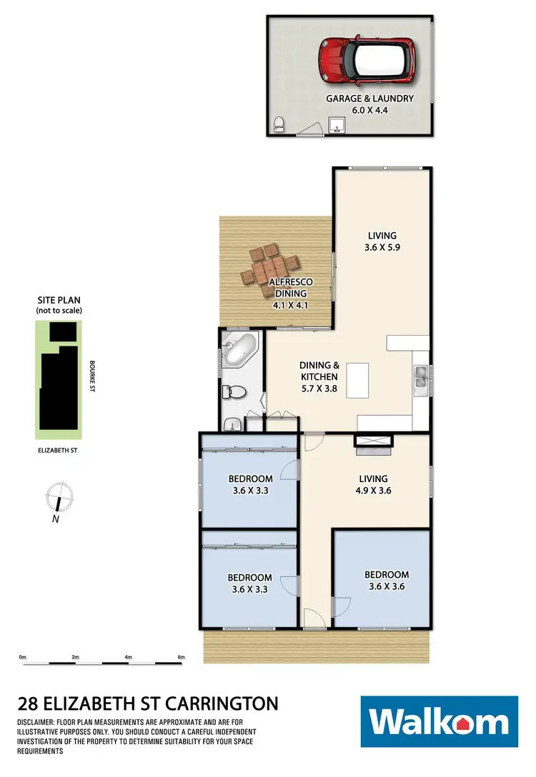 Floorplan of Homely house listing, 28 Elizabeth Street, Carrington NSW 2294