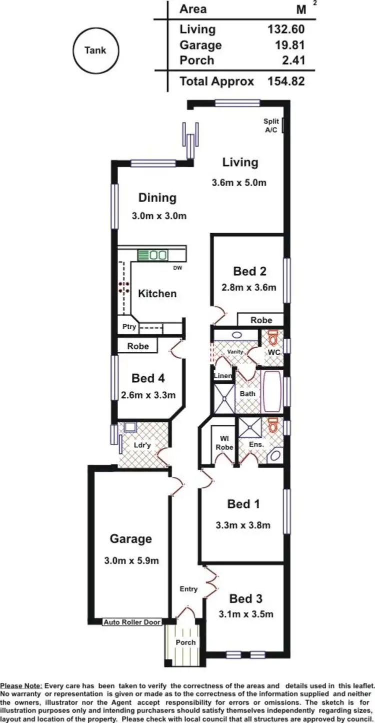 Floorplan of Homely house listing, Address available on request