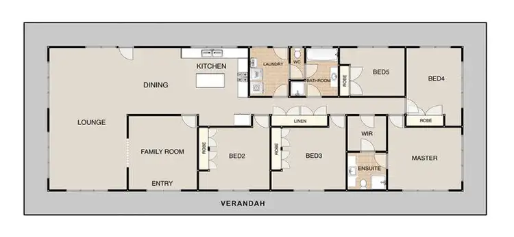 Floorplan of Homely rural property listing, 47 McCullagh Crescent, Narangba QLD 4504