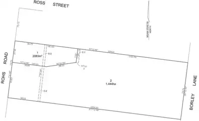 Floorplan of Homely land listing, 126 Rohs Road, East Bendigo VIC 3550