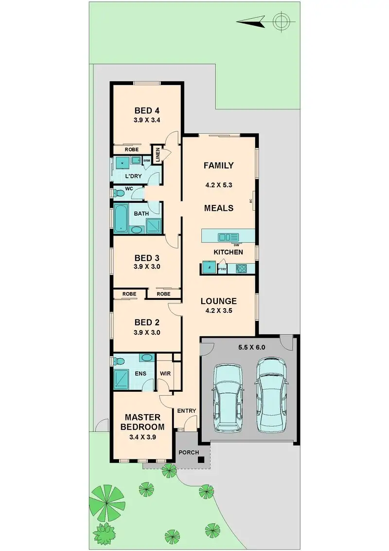 Floorplan of Homely house listing, 12 BOTANICAL AVENUE, Wallan VIC 3756