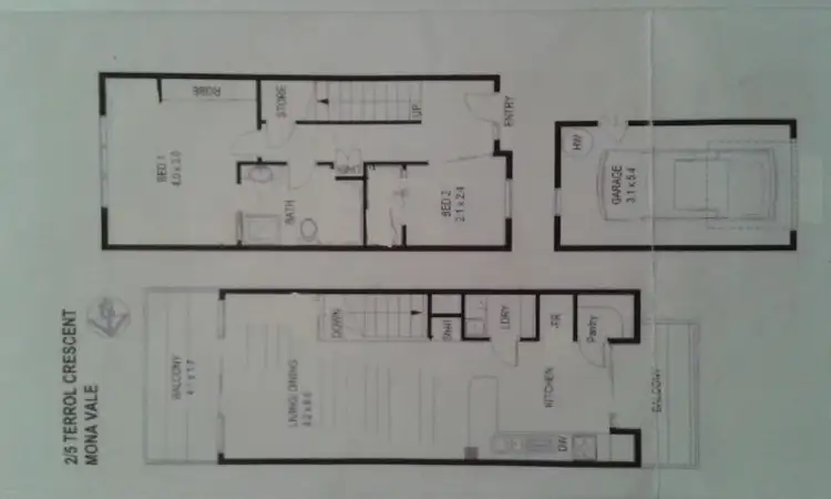 Floorplan of Homely unit listing, 2/5 Terrol Crescent, Mona Vale NSW 2103
