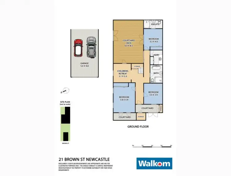 Floorplan of Homely house listing, 21 Brown Street, Newcastle NSW 2300