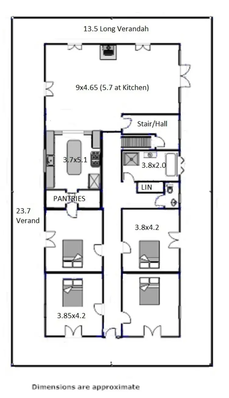 Floorplan of Homely rural property listing, 55 Summervilles Road, Gleniffer NSW 2454