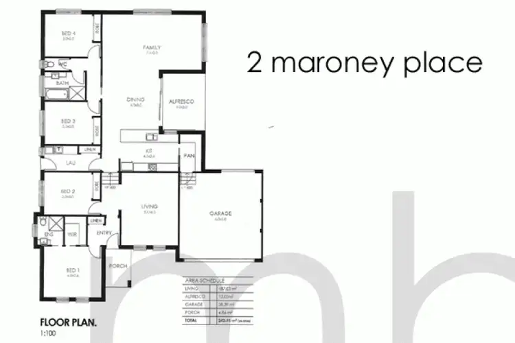 Floorplan of Homely house listing, 2 Maroney Close, Orange NSW 2800