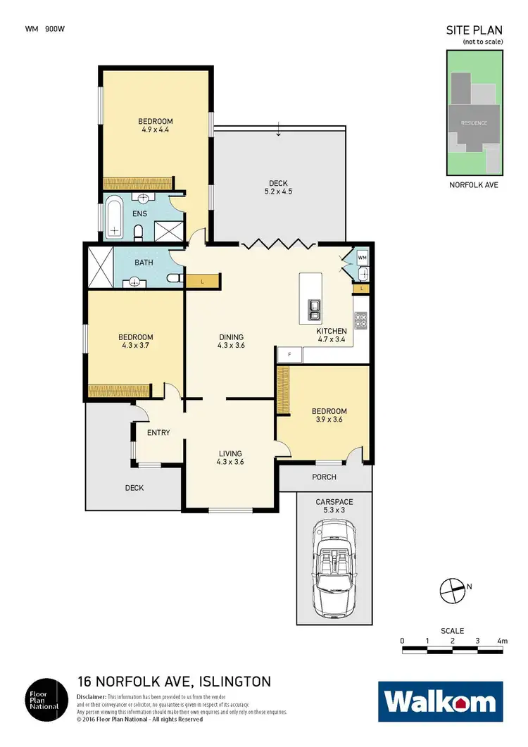 Floorplan of Homely house listing, 16 Norfolk Avenue, Islington NSW 2296