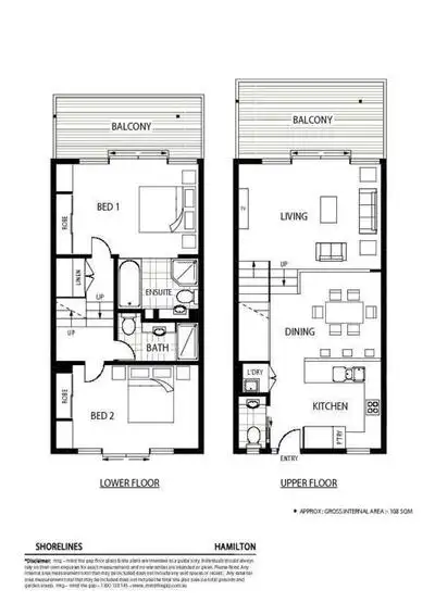 Floorplan of Homely townhouse listing, 19/"Shorelines" Acacia Drive, Hamilton Island QLD 4803