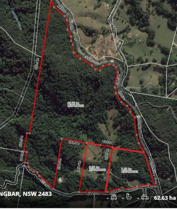 Floorplan of Homely land listing, LOT Lot 1, 14 Dixons Road, Burringbar NSW 2483
