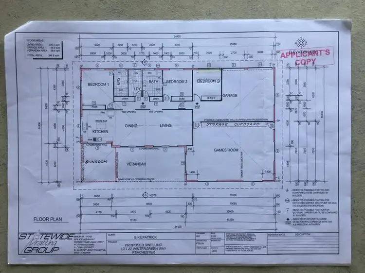 Floorplan of Homely rural property listing, 46 Wintergreen Way, Peachester QLD 4519