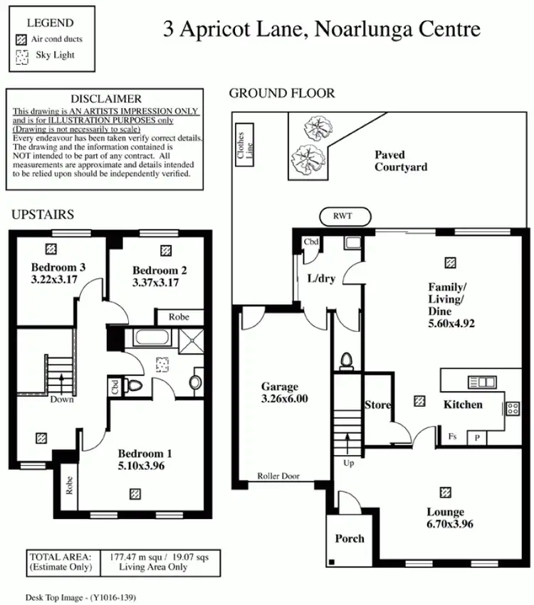 Floorplan of Homely house listing, 3 Apricot Lane, Noarlunga Centre SA 5168