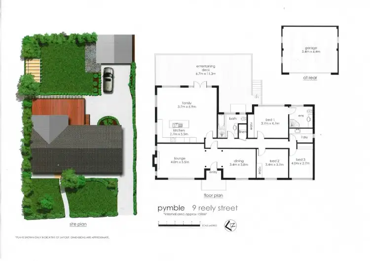 Floorplan of Homely house listing, 9 Reely Street, Pymble NSW 2073