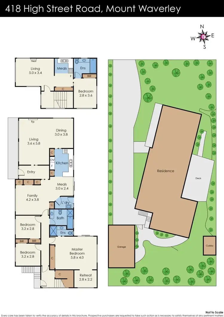 Floorplan of Homely house listing, 418 High Street Road, Mount Waverley VIC 3149