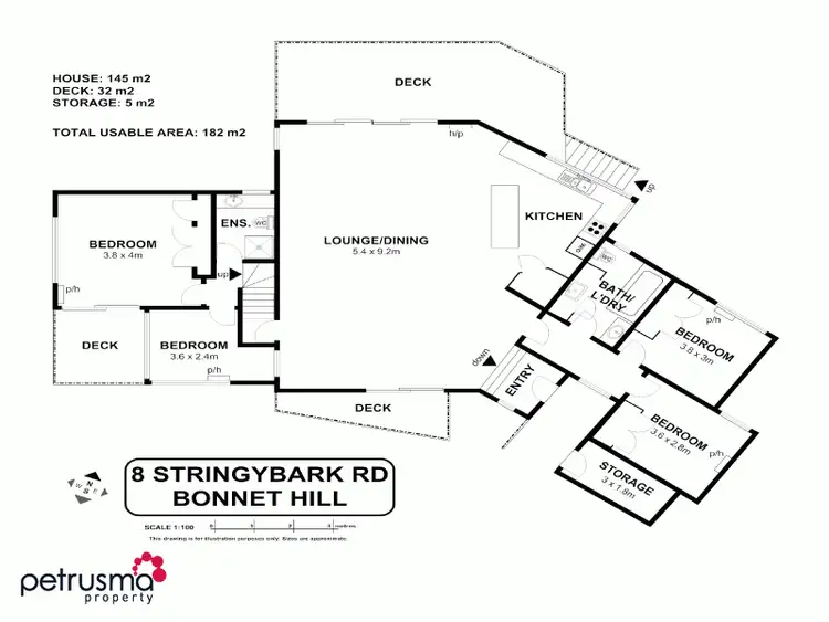 Floorplan of Homely house listing, 8 Stringybark Road, Bonnet Hill TAS 7053