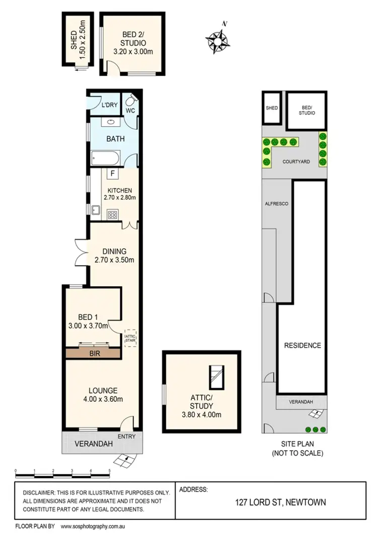 Floorplan of Homely house listing, 127 Lord Street, Newtown NSW 2042